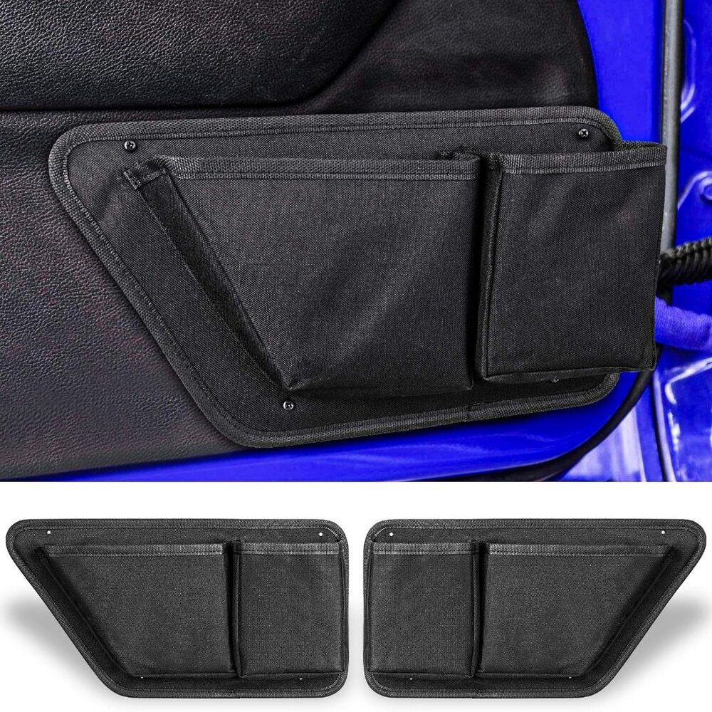 Front Door Side Insert Storage Pockets Box, 2PCS Door Storage Pockets 2011-2018
